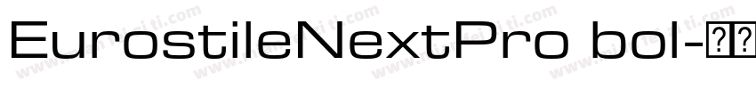 EurostileNextPro bol字体转换
